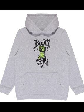 Minecraft Boom Creeper Run Pullover Hoodie